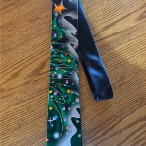 Jerry Garcia Christmas Tree Tie
